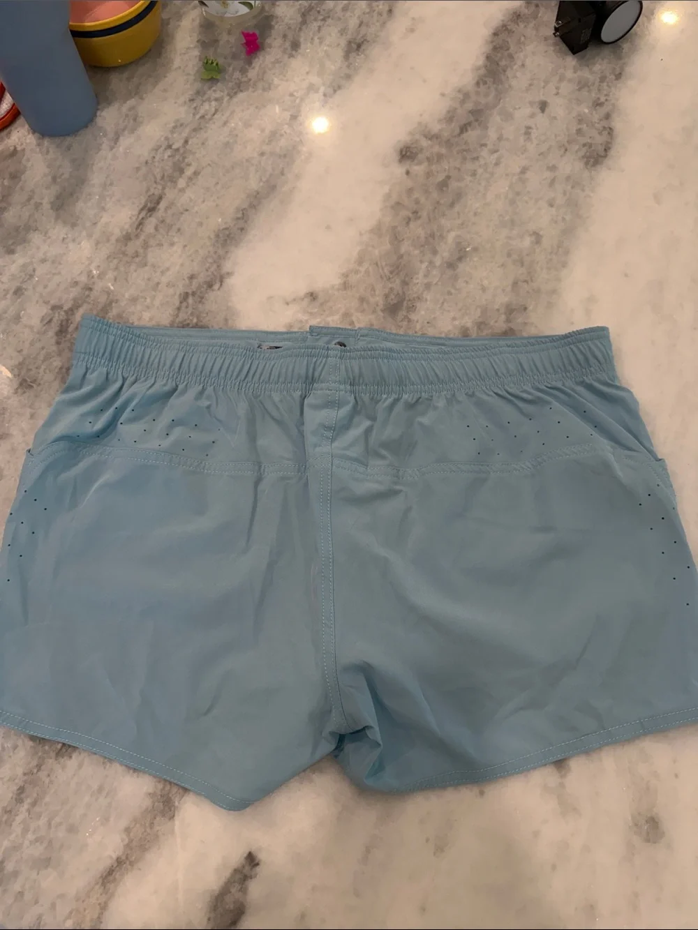 AFTCO Women's Sky Blue Active Swim Shorts